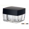 square acrylic cosmetics cream jar