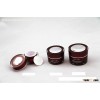 Taper Acrylic Cosmetic Jar With Diamond Cap