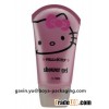 50ml plastic cosmetic tube with flip top cap