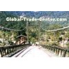 Permanent Assembly Steel Cable Suspension Bridge Simple structure