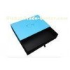 Logo Printed 1200g Recycled Cardboard Gift Boxes , Rectangle blue