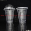 Customized Logo 14oz disposable transparent plastic cup