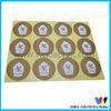 Self - Adhesive Custom Sticker Printing , Matt Lamination with Customized Logo Printing