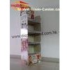 Advertising Paper Free Floor Standing Display Unit with Flexo Printing