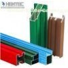 Powder Painted aluminium u-profil , aluminium sliding window sections custom