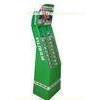 Green POP Cardboard Display Stands For Store Advertising Products , Spot Color Offset Printing