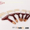 Mixture Bristle Wooden Handle Flat Paint Brush