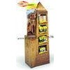 Chain stores Cardboard Display Stands / Cat Model food Free Standing Displays