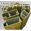 6061 T5 T6 T66 Sand Blasting , Satin Aluminium Door Profiles ROHS / SGS Approval