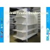Powder Finish Metal Supermarket Display Shelves Light Duty for Shoes , 300mm Depth
