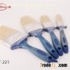 Mixture Bristle Rubber Plastic Handle Flat Paint Brush