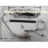 low noise Titanium Alloy  / iron motorcycle exhaust pipe , cnc machining parts