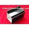 Black Coated Aluminum Frame Extruded Aluminum Profile For Windows And doors