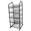 Supermarket Merchandise knock down adjustable wire display racks with 5 wire shelves
