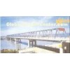 Permanent Steel Truss Bridge / Steel Frame Bridge With High strength