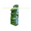 Toys Floor Cardboard Display Stands Custom Printing 4 Tiers Ladder