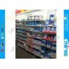 Light Duty Metal Supermarket Display Shelves Powder Finish , Single Sided Retail Shelves