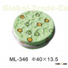 round chocolate gift tin boxes