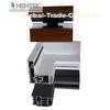 Bronze , Cutting / Pnching / Milling Aluminium Window Profiles 6063 6060 6061