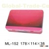 rectangle metal tin box  for bakery food