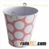 Tin Flower Pot