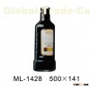 Wine Bottle Shaped Advertinsing Metal Tin Sign