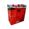 Reusable Four Handles PP Woven Bags for Shopping , Embossing Surface