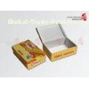 Food Corrugated Cardboard Boxes Color Printed With Hinged Box Structure