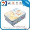 rectangular biscuit cookies tin box