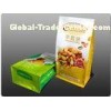 Quad Side Flat Bottom Pouch Laminated For Nuts , Stand Up Food Pouches