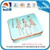 pink biscuit tin,plain cookie tin box