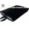 Black Velvet Cell Phone Drawstring Bag For Nikia , Motorola , Meizu