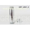 Fashion H67mm Small Lip Balm Containers with Silver UV Electroplating , Lipstick Container