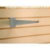 Shop 4, 5 Metal bracket Display Shelving accessories for slatwall system