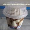 170ml Disposable Ice Cream Cups / Clear Plastic Sundae Cups PET