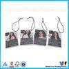 C2S Matt Surface Printable Paper Tags with black elastic cord for hair extensions packaging