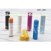 Small POM Plastic 3.5g Lip Balm Containers with Hot Stamping , Lipbalm Tubes
