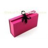 Red Ribbon Matt Lamination Recycled Cardboard Gift Boxes