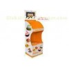 Cake Cardboard Point Of Sale Display Rack With LCD Vedio Screen