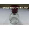 Delicate Glossy Surface Wooden Lids Obconical Dark Brown 44 X 46mm