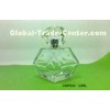 Clear Crystal 50ml Empty Glass Perfume Bottles Diamond Shape