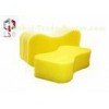 Eco-friendly Yellow Car Washing Sponge Foam 20 * 13 * 8cm