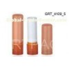 Fashionable PS+POM Semi-transparent Injection Lip Balm Tubes , Cosmetics Lipbalm Case