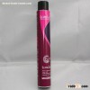 Collapsible aluminum hair color tube packaging