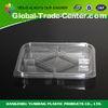 Clamshell Cupcake Containers , Clear Plastic Clamshell Containers Compartment Fruit Pack