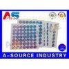 Rainbow Color Custom Vinyl Decals Stickers Custom Holographic Labels