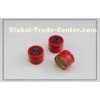 red Aluminium Pilfer Proof Caps with logo printing , ricqles peppermint packaging aluminium bottle c