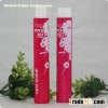 Collapsible aluminum hair color cream tube packaging