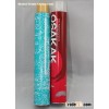 Collapsible aluminum hair dye tube packaging