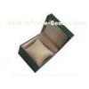 Green Square Handmade Plastic / Cardboard Display Boxes For Watches